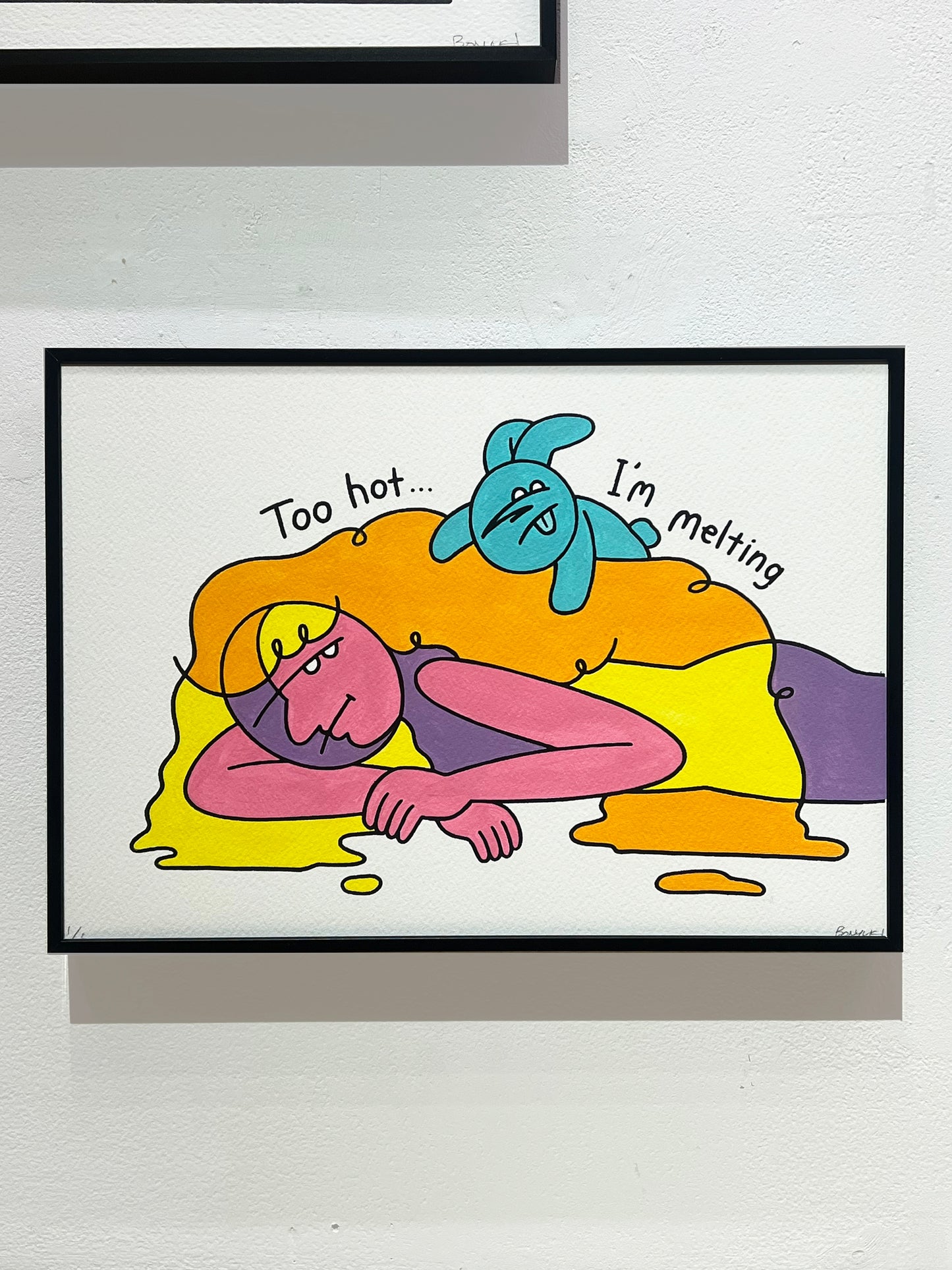 原画 "Too hot.. I’m melting"